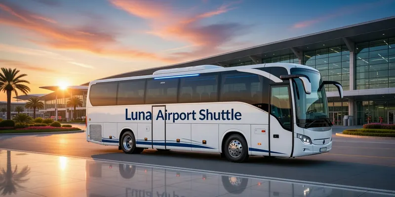 LUNA Airport Shuttle Tirana bus from Tirana center