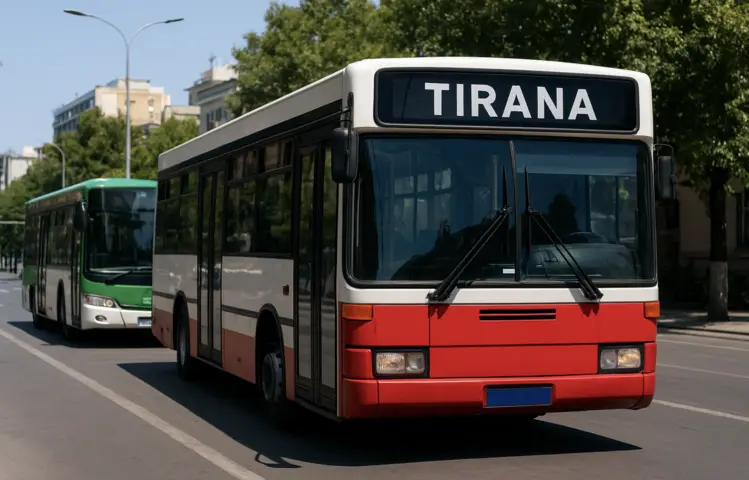 Bus Lines in Tirana local transportation