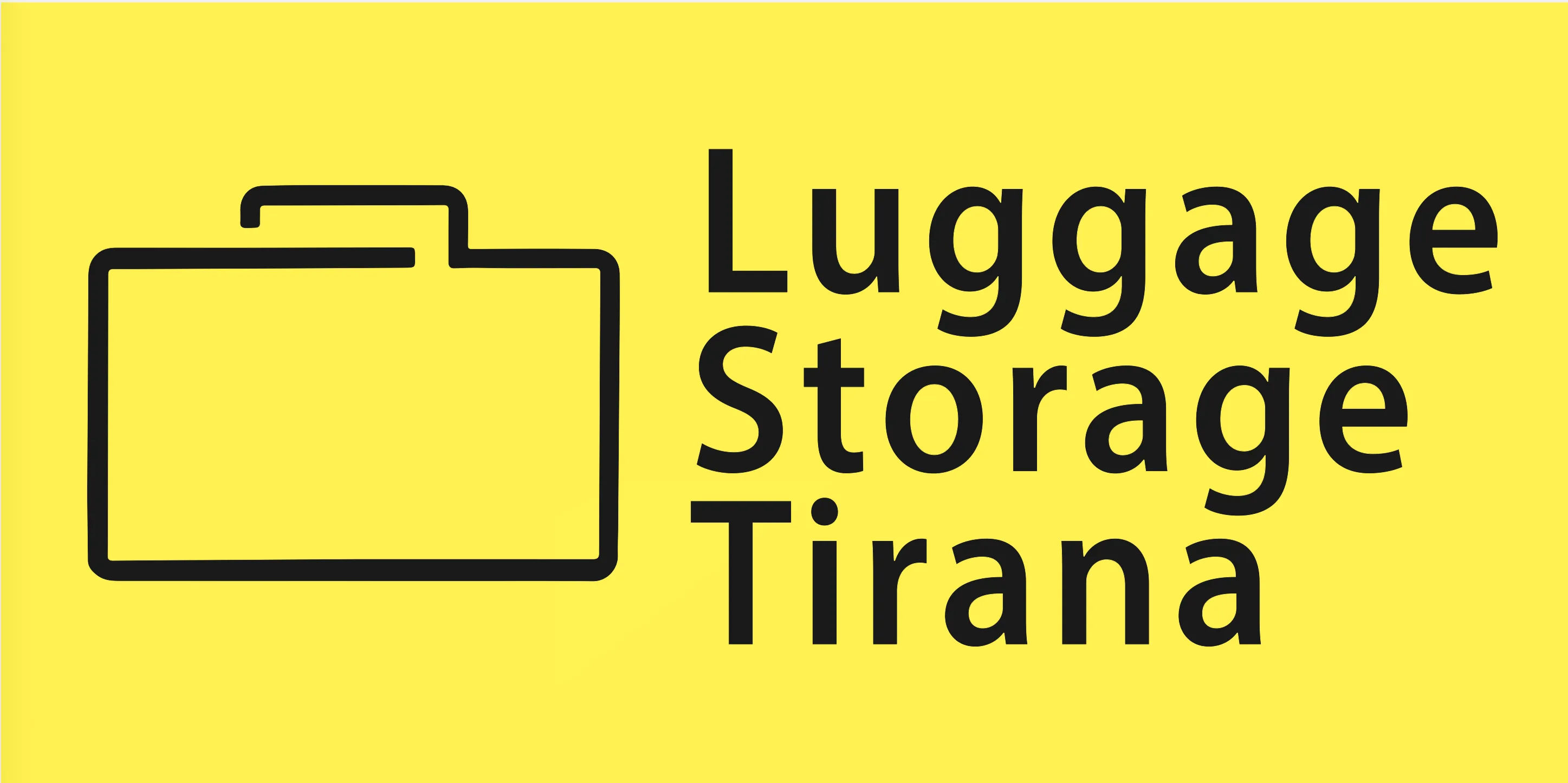 Luggage Storage Tirana Official Logo